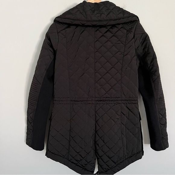 BCBGeneration Quilted Moto Style Jacket in Black, Size XS - Picture 4 of 11